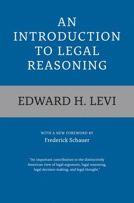 bokomslag An Introduction to Legal Reasoning