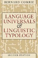 Language Universals and Linguistic Typology: Syntax and Morphology