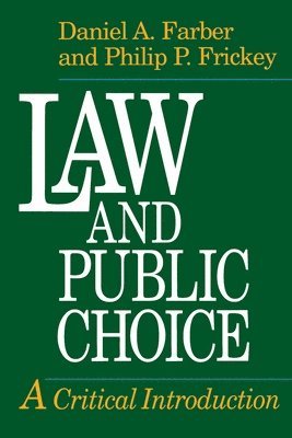 Law and Public Choice 1