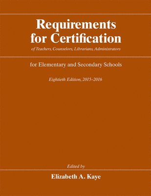 bokomslag Requirements for Certification
