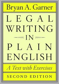 bokomslag Legal Writing in Plain English : A Text with Exercises