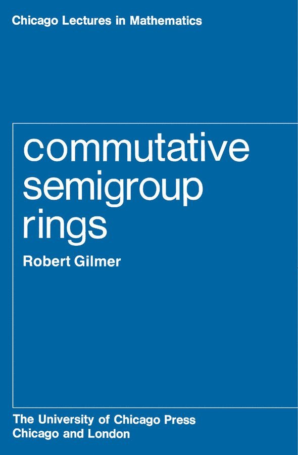 Commutative Semigroup Rings