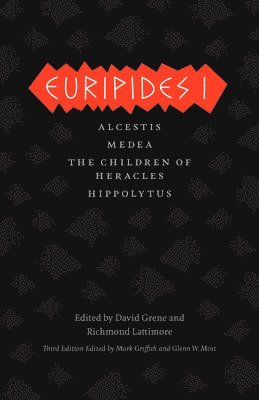 Euripides, Mark Griffith, Glenn W. Most, David Grene, Richmond Lattimore - Euripides I, Häftad