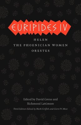 Euripides, Mark Griffith, Glenn W. Most, David Grene, Richmond Lattimore - Euripides IV, Inbunden
