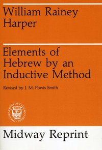 bokomslag Elements of Hebrew by an Inductive Method
