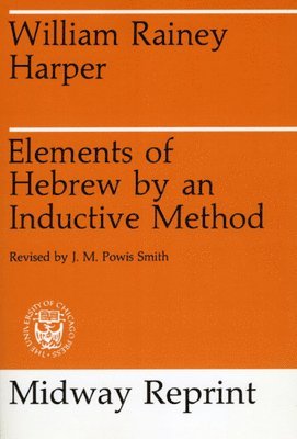 Elements of Hebrew by an Inductive Method 1