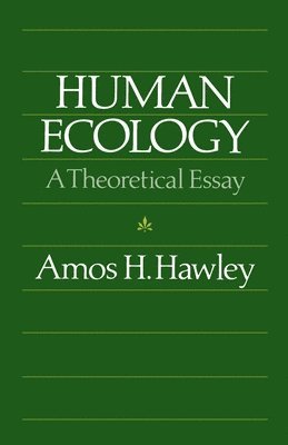 bokomslag Human Ecology