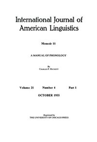 bokomslag A Manual of Phonology