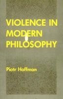 bokomslag Violence in Modern Philosophy