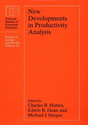 New Developments in Productivity Analysis 1
