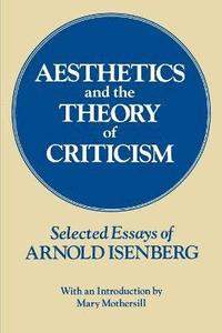 bokomslag Aesthetics and the Theory of Criticism