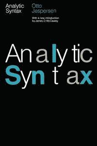 bokomslag Analytic Syntax
