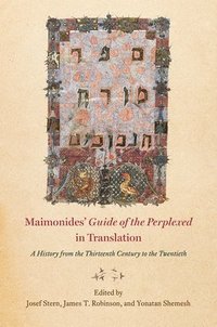bokomslag Maimonides' &quot;guide of the Perplexed&quot; in Translation