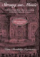 bokomslag Strong on Music: v. 2 Reverberations, 1850-56