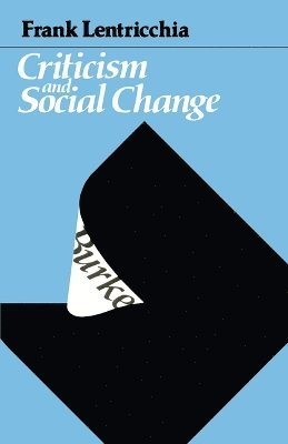 bokomslag Criticism and Social Change