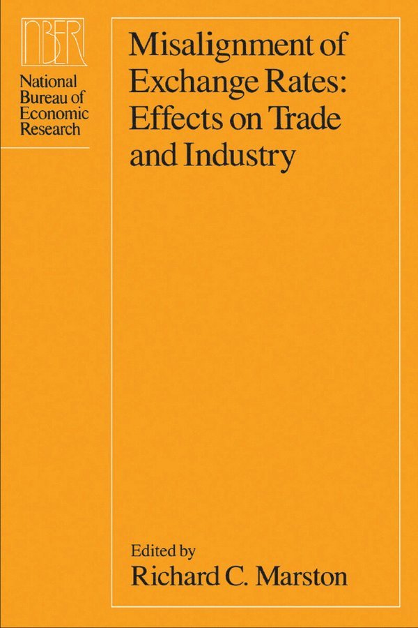 Richard C. Marston, Richard C. (Wharton School) Marston - Misalignment of Exchange Rates, Inbunden