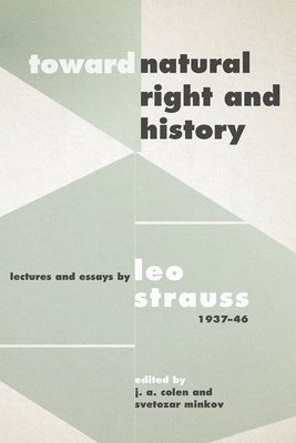 bokomslag Toward "Natural Right and History"