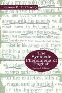 bokomslag The Syntactic Phenomena of English