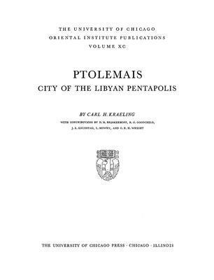 bokomslag Ptolemais