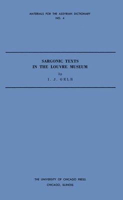 bokomslag Sargonic Texts in the Louvre Museum