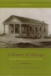 bokomslag A History of Chicago, Volume I