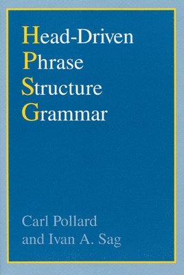 bokomslag Head-Driven Phrase Structure Grammar