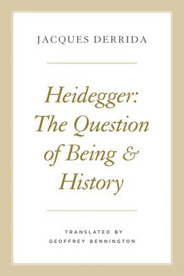 Jacques Derrida - Heidegger, Häftad