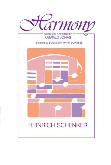 Heinrich Schenker, Oswald Jonas - Harmony, Häftad