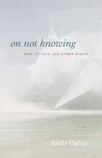 bokomslag On Not Knowing