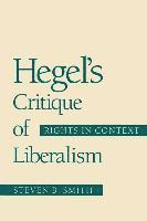 bokomslag Hegel's Critique of Liberalism