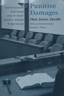 Cass R. Sunstein, Reid Hastie, John W. Payne, David A. Schkade, W. Kip Viscusi - Punitive Damages, Häftad