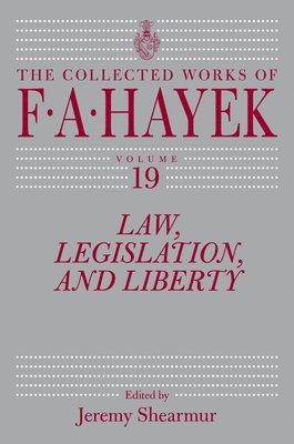bokomslag Law, Legislation, and Liberty, Volume 19