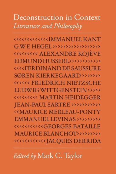 Mark C. Taylor - Deconstruction in Context, Häftad