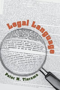 bokomslag Legal Language