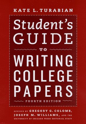 bokomslag Student's Guide to Writing College Papers