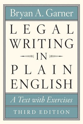 bokomslag Legal Writing in Plain English, Third Edition