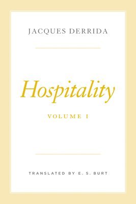 bokomslag Hospitality, Volume I