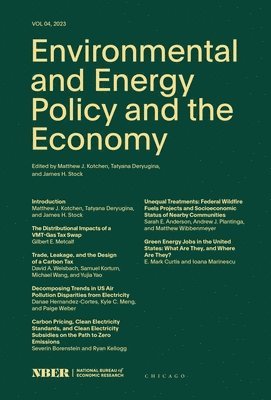 bokomslag Environmental and Energy Policy and the Economy