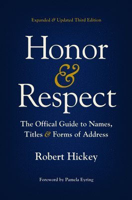 Robert Hickey - Honor and Respect, Inbunden