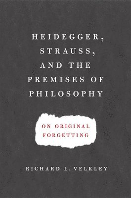 bokomslag Heidegger, Strauss, and the Premises of Philosophy