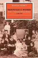 bokomslag Independent Women: Work and Community for Single Women, 1850-1920