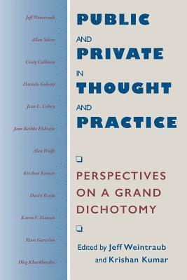 Public and Private in Thought and Practice 1