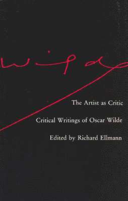 The Artist as Critic 1