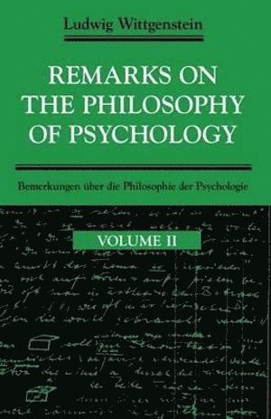 Remarks on the Philosophy of Psychology 1