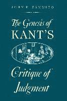 bokomslag The Genesis of Kant's Critique of Judgment