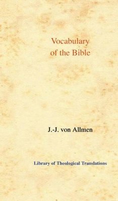 Jean-Jacques Von Allmen - Vocabulary of the Bible, Inbunden