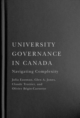 bokomslag University Governance in Canada