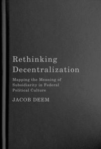 bokomslag Rethinking Decentralization