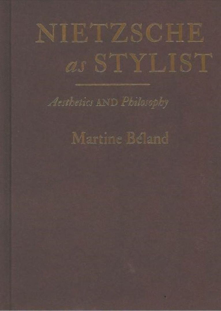 Nietzsche as Stylist 1