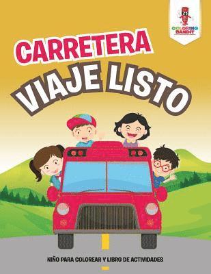 bokomslag Carretera Viaje Niño Para Colorear Y Libro De Actividades